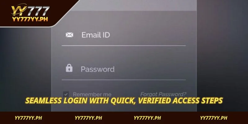 Seamless login with quick, verified access steps
