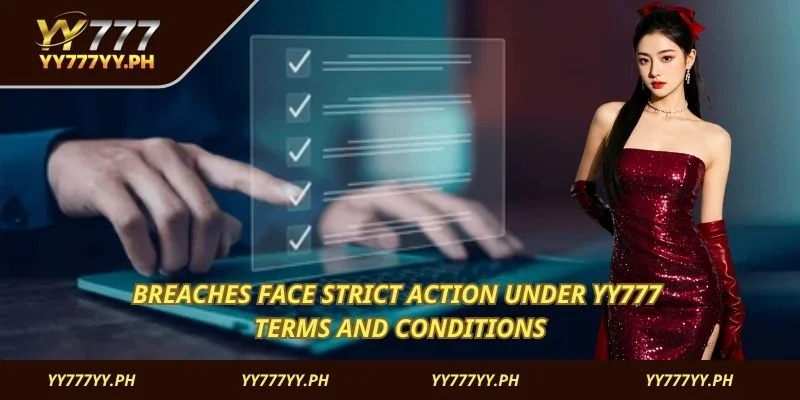Breaches face strict action under YY777 Terms and Conditions