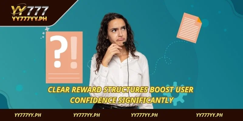 Clear reward structures boost user confidence significantly