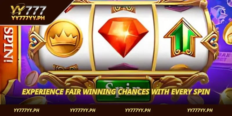 Experience fair winning chances with every spin