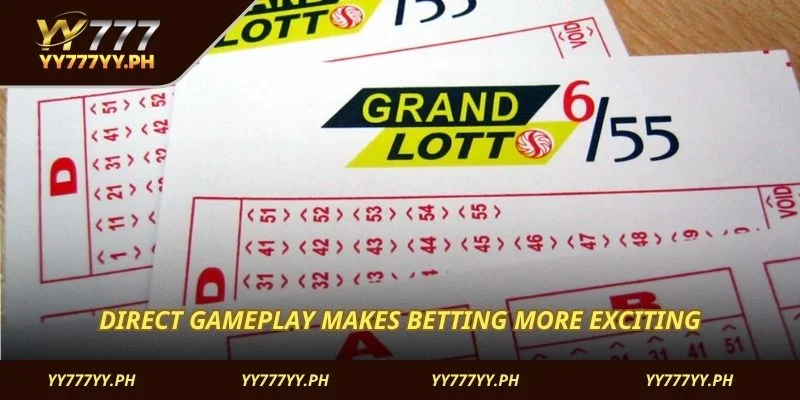 Direct gameplay makes betting more exciting