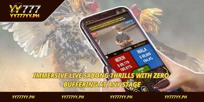 Immersive live Sabong thrills with zero buffering at any stage