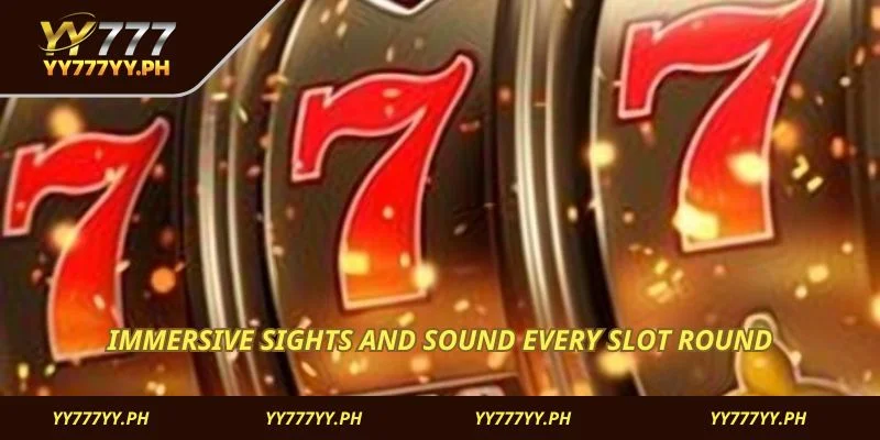 Immersive sights and sound every slot round