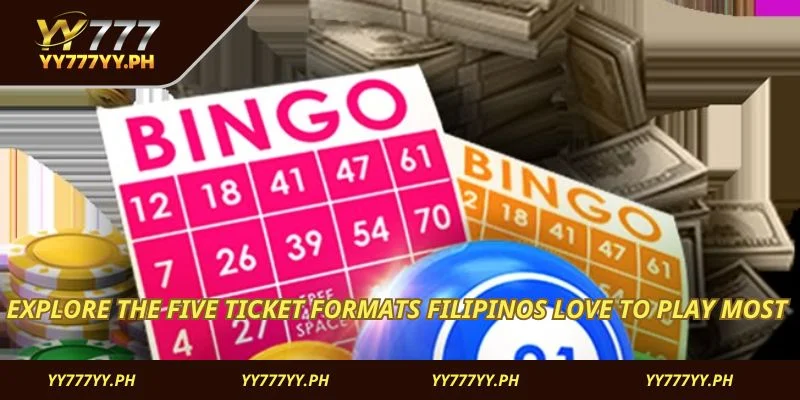 Explore the five ticket formats Filipinos love to play most 