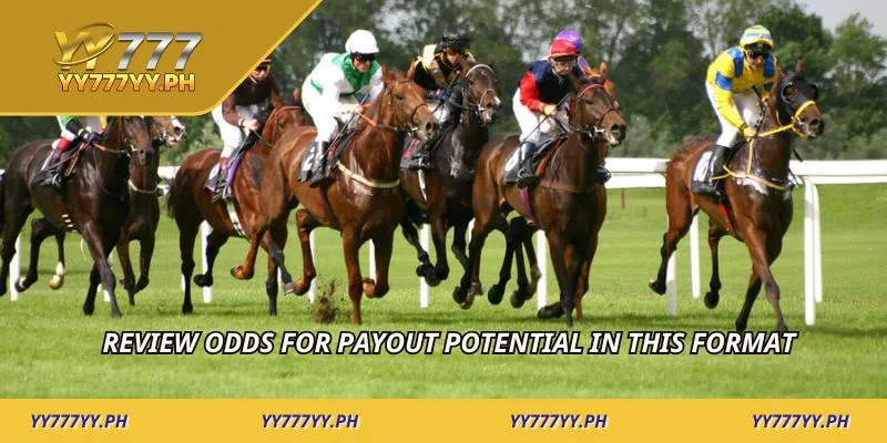 Review odds for payout potential in this format