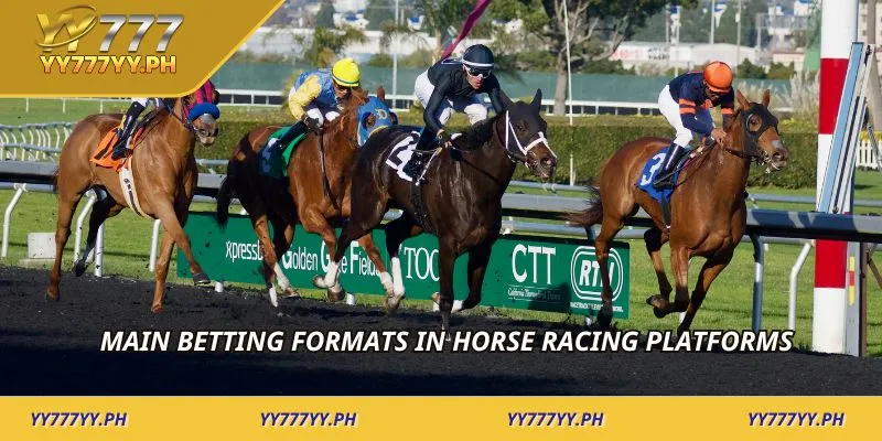 Main betting formats in Horse racing platforms