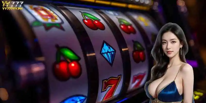 Slot Machine Reels Close-Up